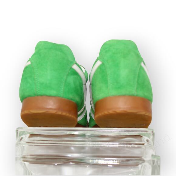 EU 43 Gola Harrier Premium Suede Retro Trainer Sneaker KellyGreen GumSole - Picture 10 of 12